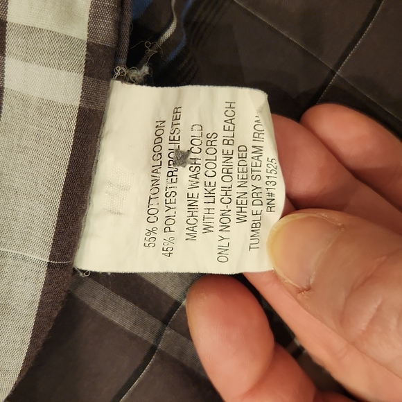 Men's Dress Shirt Bundle Size M George/Chaps/Beverly Hills Polo Club Plaids - Picture 5 of 14